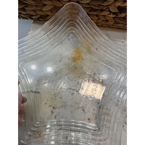 Longaberger Christmas Collection 2001 Shining Star Basket Liner Lid Preowned - Picture 12 of 12